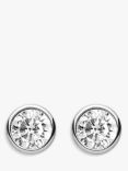 THOMAS SABO Cubic Zirconia Stud Earrings, Silver