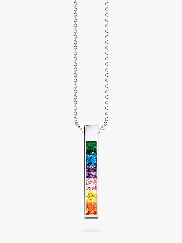 THOMAS SABO Rainbow Gems Pendant Necklace