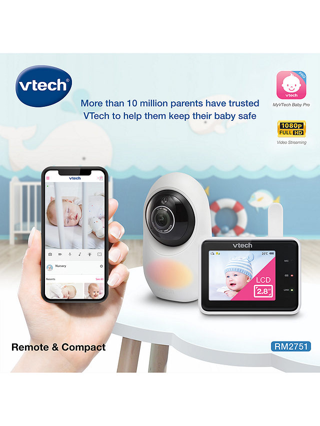 VTech RM2751 2.8inch Smart Wi-Fi Baby Monitor