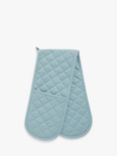 John Lewis ANYDAY Double Oven Glove, Soft Teal