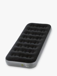 Outwell Classic Flock Single Airbed, Black