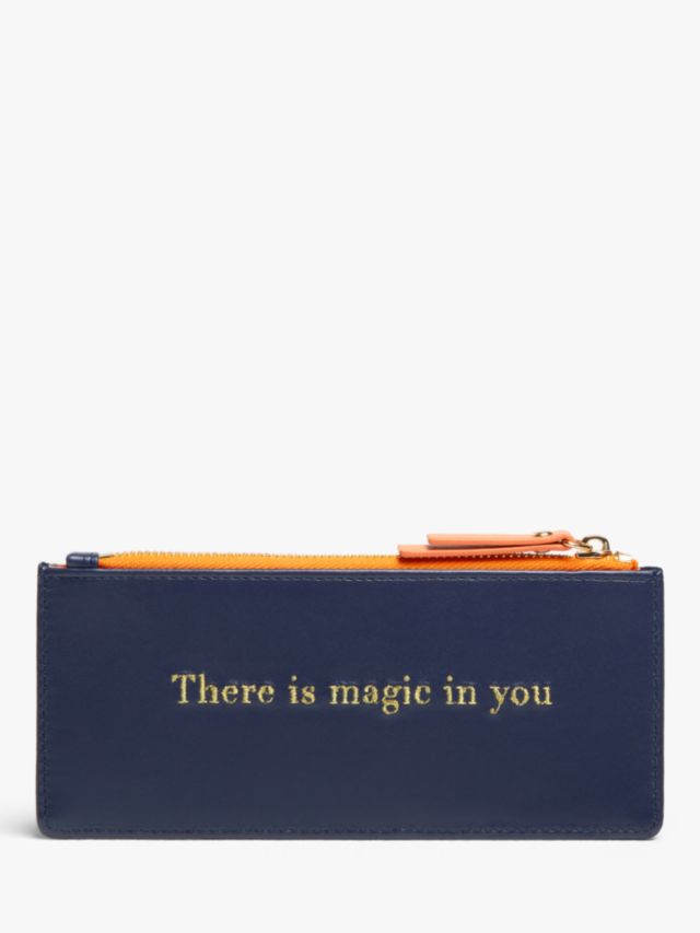 John Lewis There Is Magic In You Purse Navy