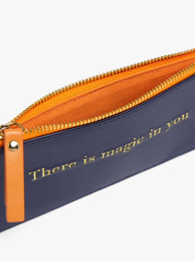 John Lewis There Is Magic In You Purse Navy