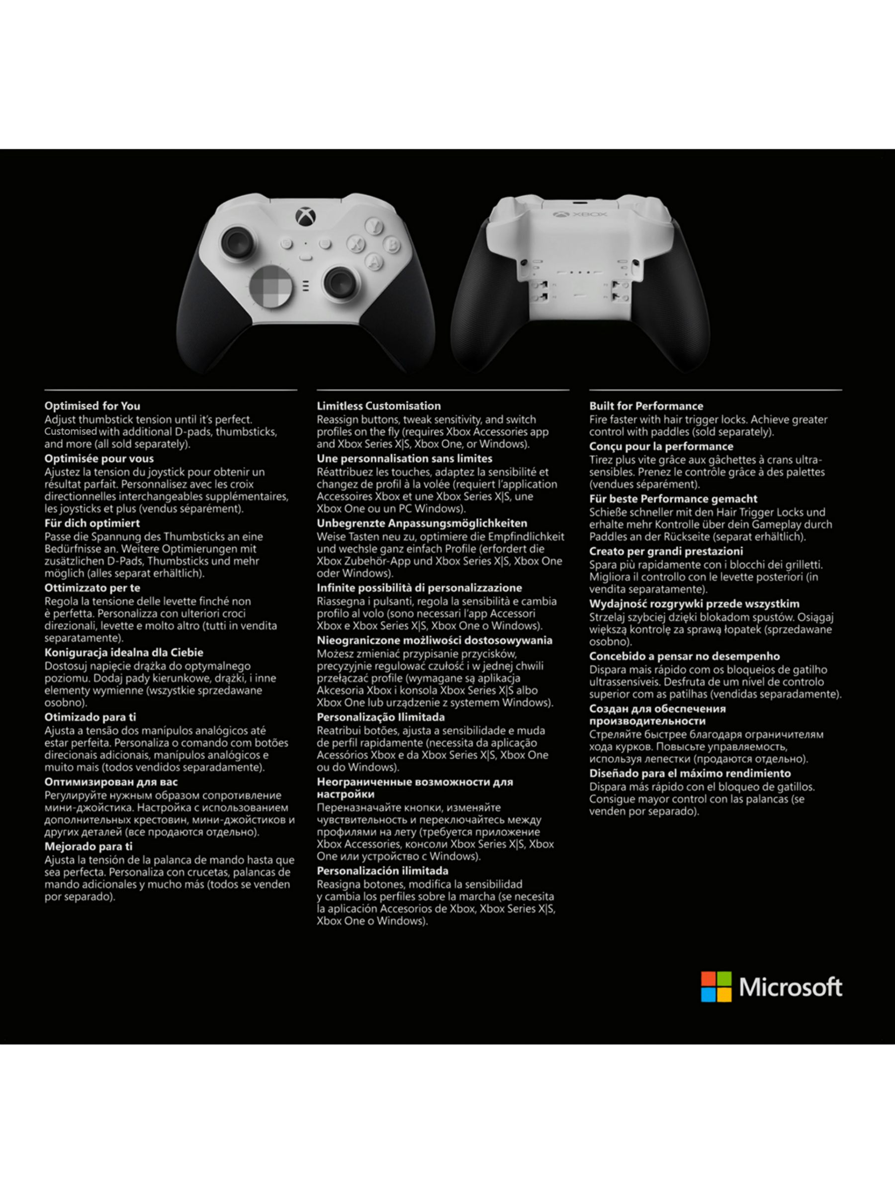 Xbox Elite Wireless Controller Series 2, White
