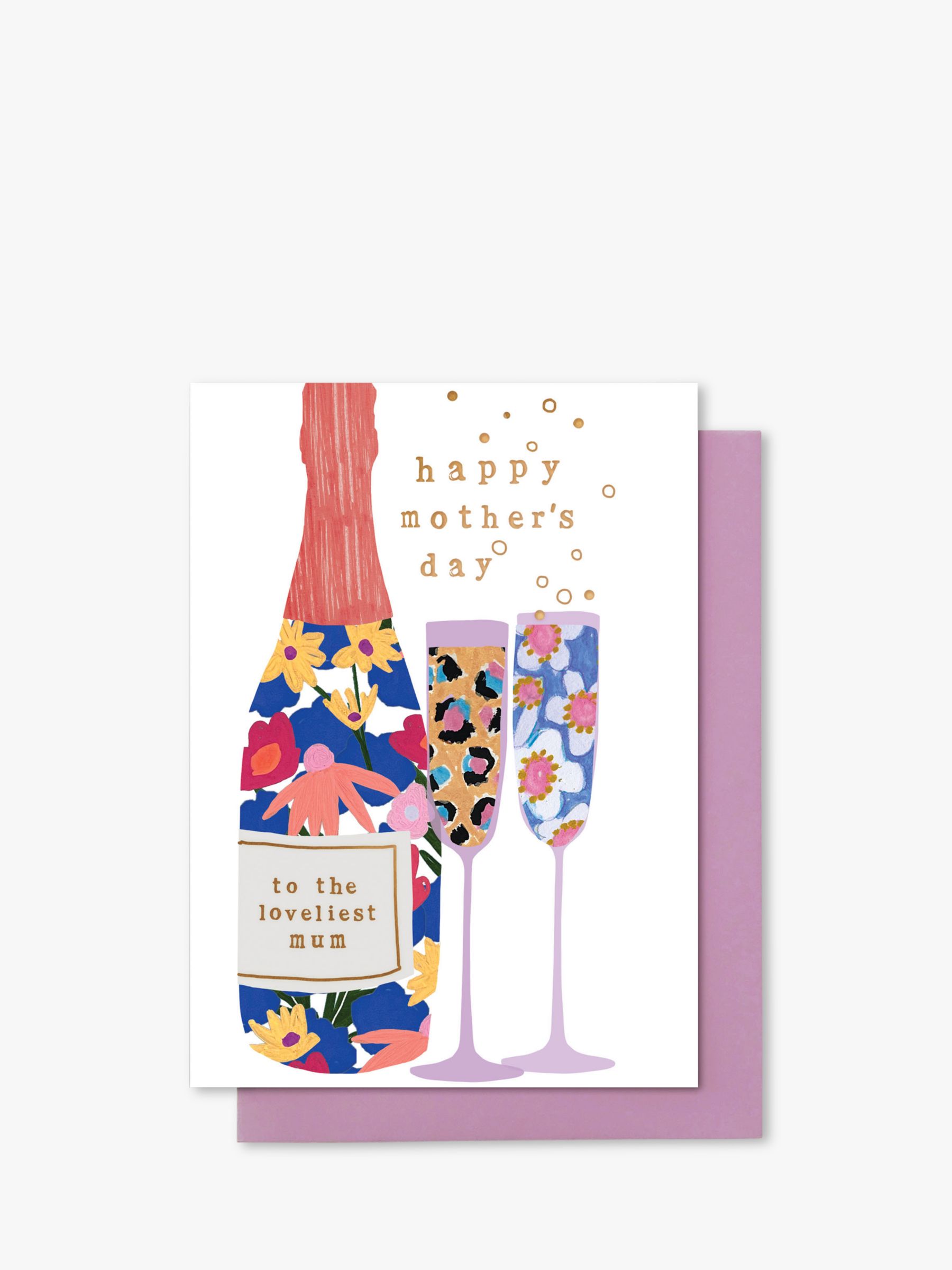 Stop the Clock Design Bubbly Loveliest Mum Mother's Day Card