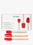 Le Creuset Silicone Utensil Tools, Set of 3, Red Cerise