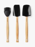 Le Creuset Silicone Utensil Tools, Set of 3, Black