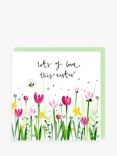 Louise Mulgrew Designs Flowers Love At Easter Card