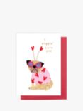 Stop the Clock Design Puggin' Love You Valentine's Day Card