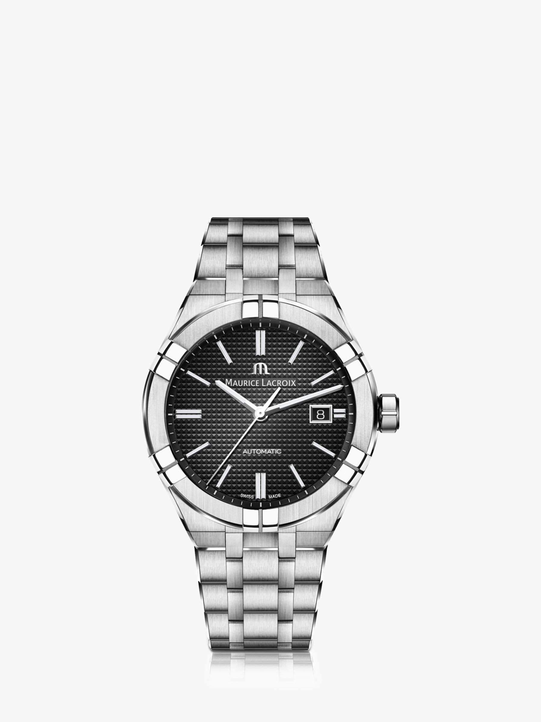 Maurice lacroix 2025 stainless steel watch