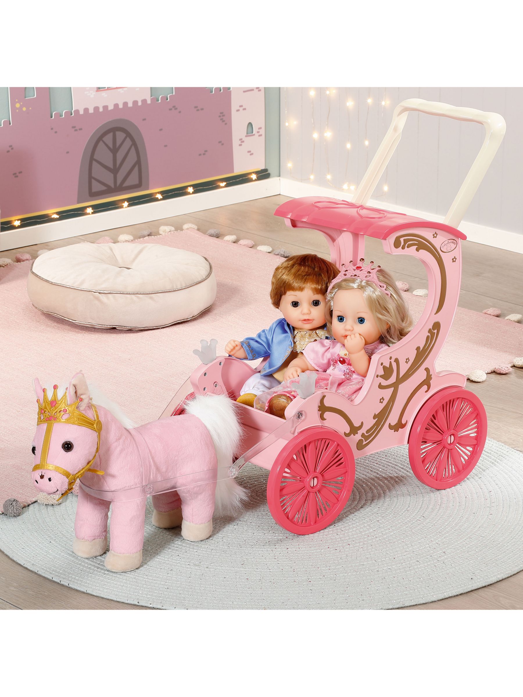 Baby annabell car outlet seat set