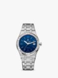 Maurice Lacroix  AI1108-SS002-430-1 Men's Aikon Quartz Date Bracelet Strap Watch, Silver/Blue