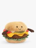 Jellycat Amuseable Burger Soft Toy, Small, Multi