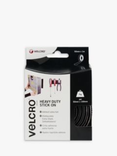 VELCRO® Brand Heavy Duty Stick On Strips, Black