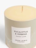 John Lewis Simplicity Eucalyptus & Verbena Pillar Refill Candle, 265g