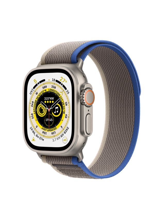 Apple Watch Ultra GPS Cellular 49mm Titanium Case with Blue