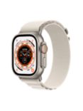 Apple Watch Ultra GPS + Cellular, 49mm Titanium Case with Alpine Loop, Small