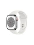 Apple Watch Series 8 GPS + Cellular, 41mm, Stainless Steel, Regular