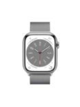Apple Watch Series 8 GPS + Cellular, 45mm, Stainless Steel, Milanese Loop, Regular
