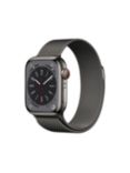 Apple Watch Series 8 GPS + Cellular, 41mm, Stainless Steel, Milanese Loop, Regular