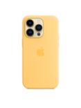Apple Silicone Case with MagSafe for iPhone 14 Pro, Sunglow