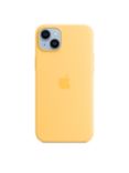 Apple Silicone Case with MagSafe for iPhone 14 Plus, Sunglow