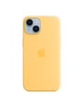 Apple Silicone Case with MagSafe for iPhone 14, Sunglow