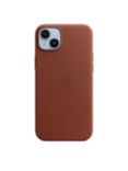 Apple Leather Case with MagSafe for iPhone 14 Plus, Umber