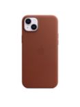 Apple Leather Case with MagSafe for iPhone 14 Plus, Umber