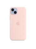 Apple Silicone Case with MagSafe for iPhone 14 Plus, Chalk Pink