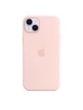 Apple Silicone Case with MagSafe for iPhone 14 Plus, Chalk Pink