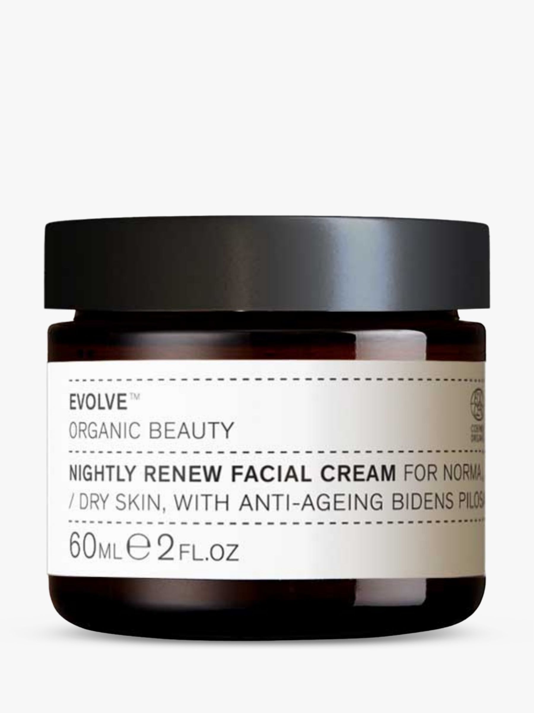 Evolve Organic Beauty Nightly Renew Facial Cream, 60ml 3
