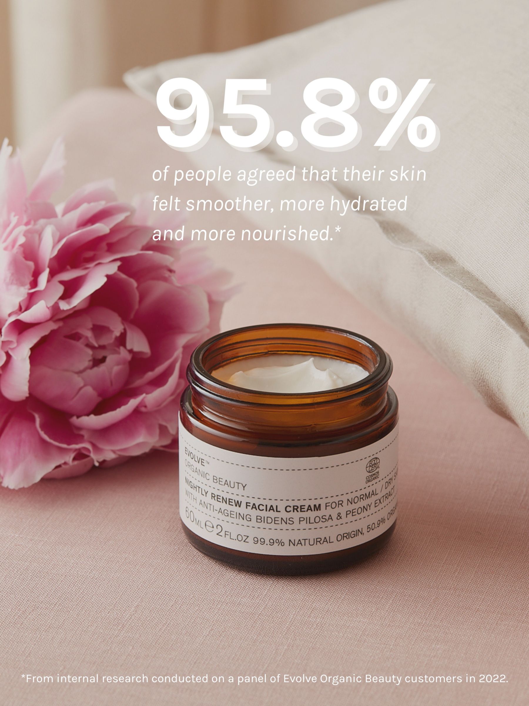 Evolve Organic Beauty Nightly Renew Facial Cream, 60ml 5