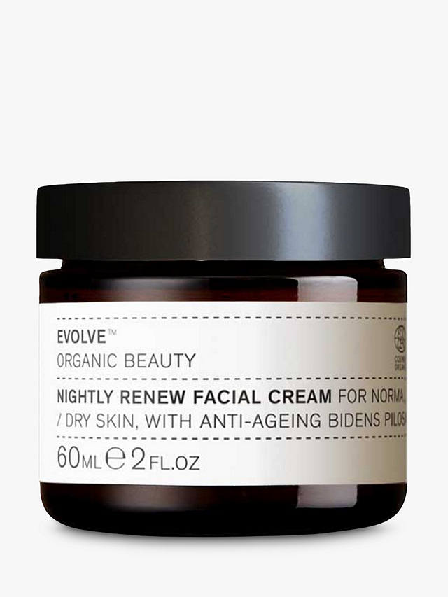 Evolve Organic Beauty Nightly Renew Facial Cream, 60ml 1