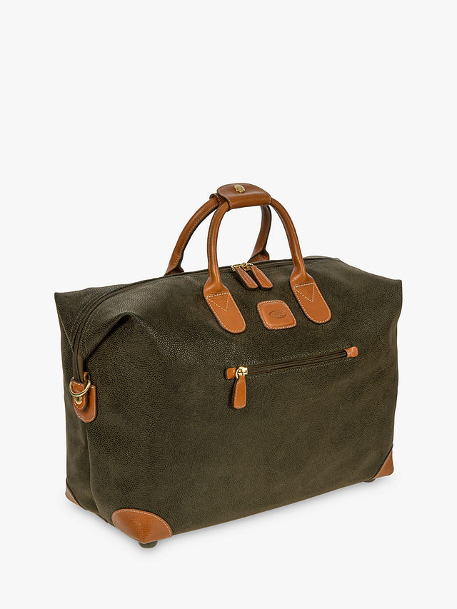 Bric's Life Faux Suede Holdall, Olive
