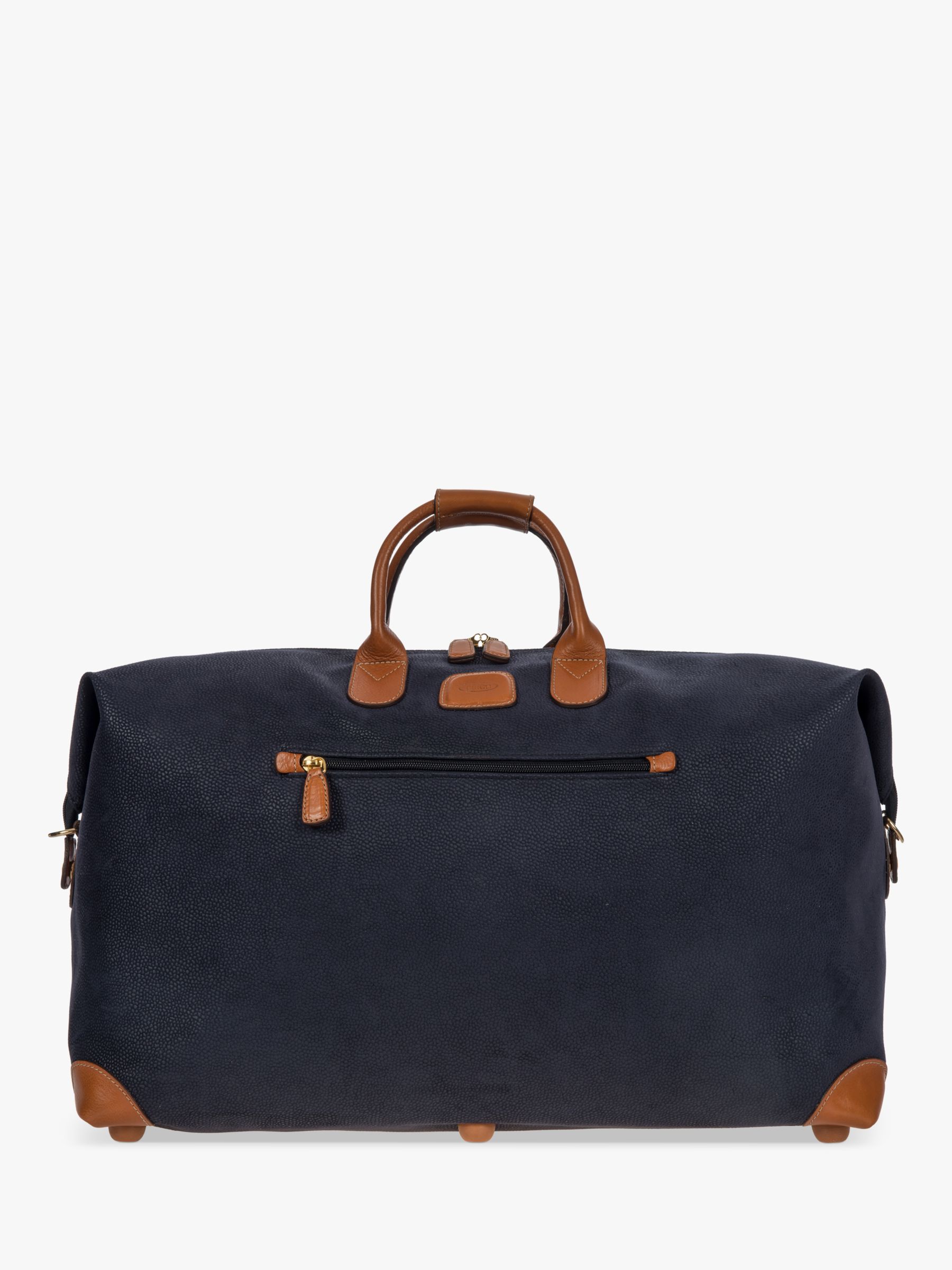 Bric's Life Large Faux Suede Holdall, Navy at John Lewis & Partners