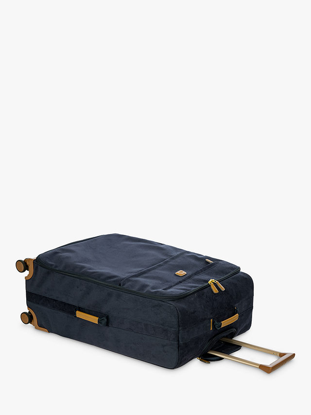 Bric's Life 77cm 4-Wheel Faux Suede Large Suitcase, Navy
