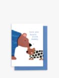 Stop the Clock Design Love You Beary Much Daddy Father's Day Card