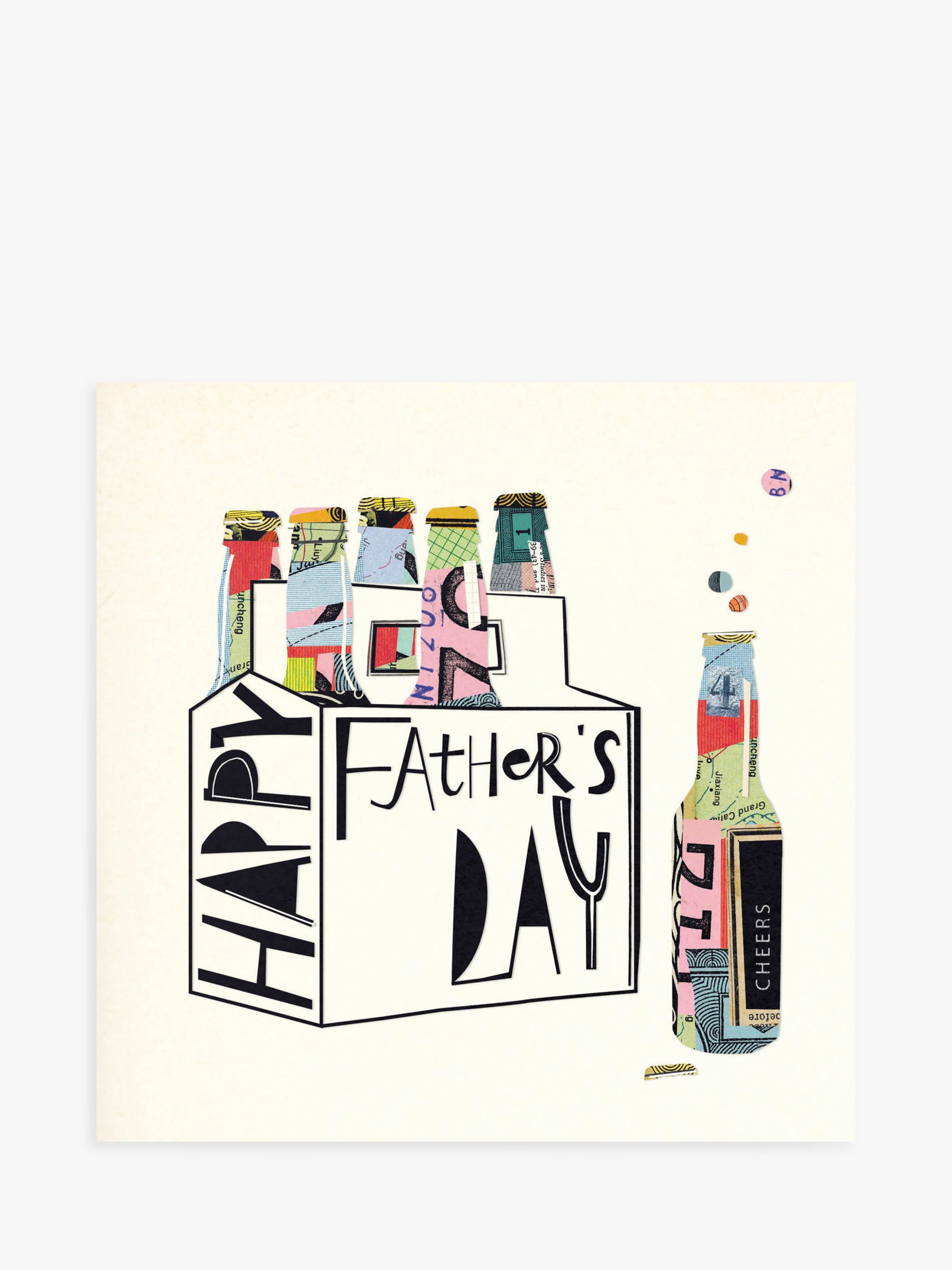 Woodmansterne Art Bottles Of Beer Father's Day Card