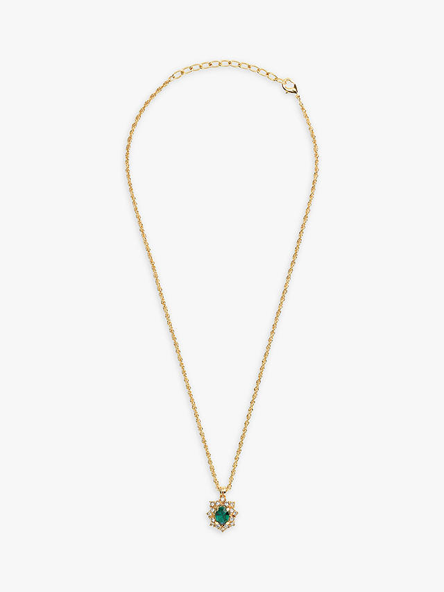 Eclectica Vintage Oval Swarovski Crystal Pendant Necklace, Dated Circa ...