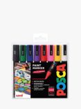 POSCA Medium Paint Marker PC-5M, Pack of 8, Standard Colours