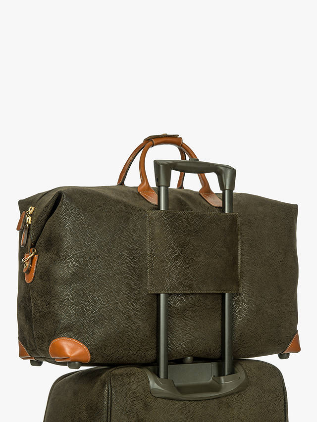 Bric's Life Large Faux Suede Holdall, Olive