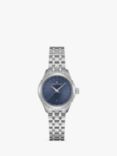 Hamilton H32231140 Women's Jazz Master Date Bracelet Strap Watch, Silver/Blue