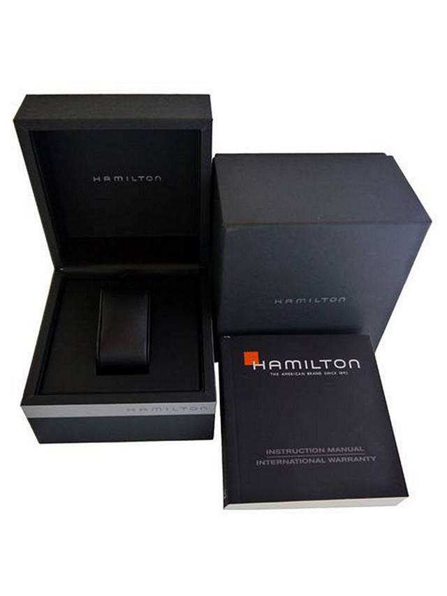 Hamilton H64615135 Men's Khaki Aviation Pilot Day Date Automatic Bracelet Strap Watch, Silver/Black Cloned@16102022-001050