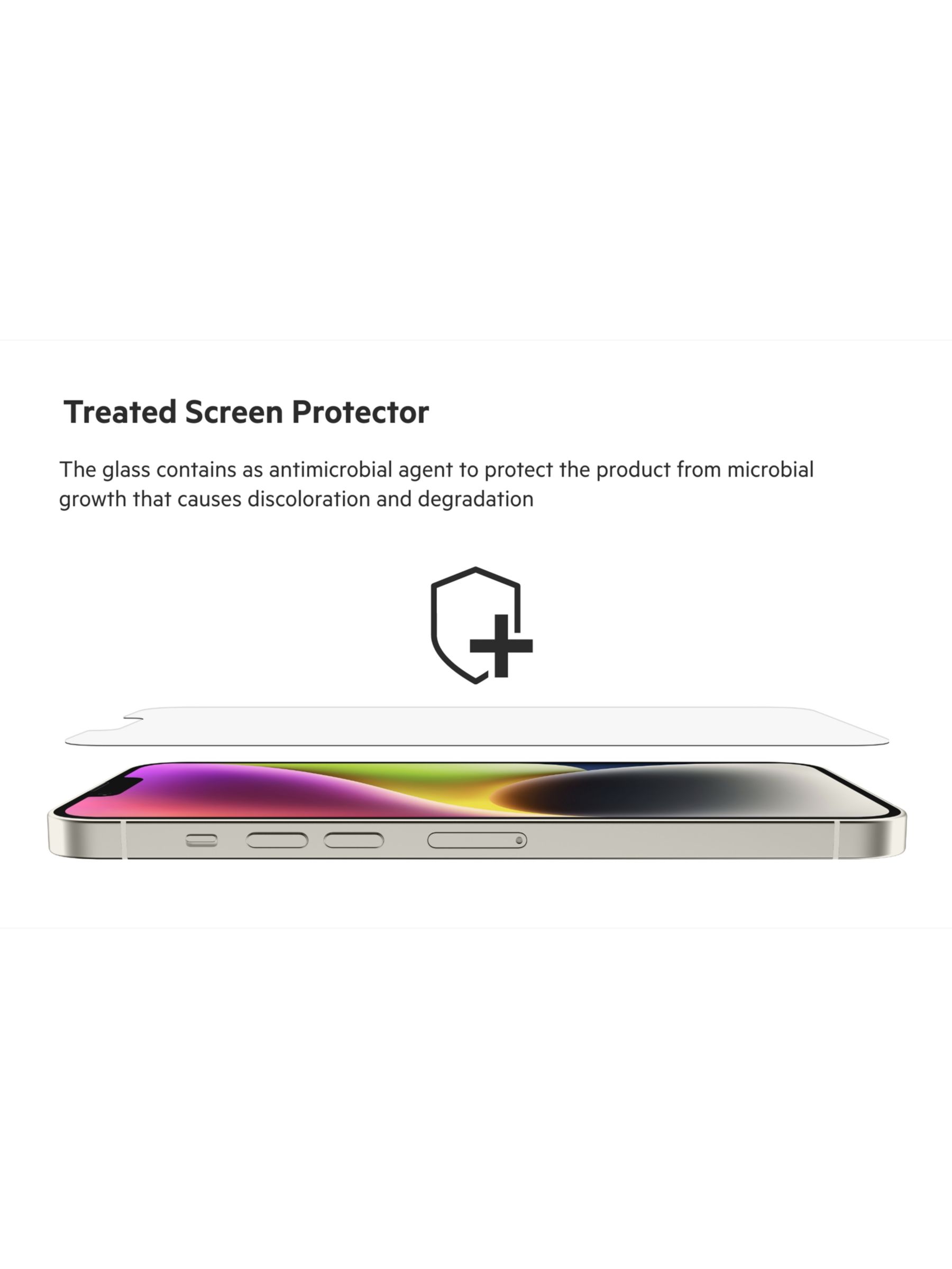 Belkin UltraGlass 2 Screen Protector for iPhone 15 Pro