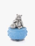Winnie The Pooh Rotating Carousel Baby Gift, Silver/Blue