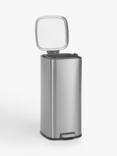 John Lewis ANYDAY Pedal Bin, 30L, Stainless Steel