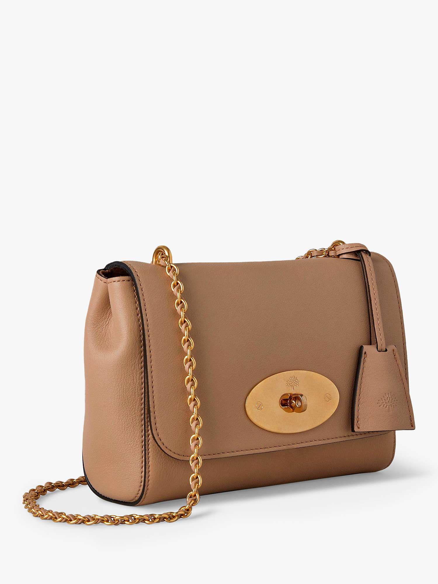Buy Mulberry Lily Silky Calf Leather Shoulder Bag, Maple Online at johnlewis.com