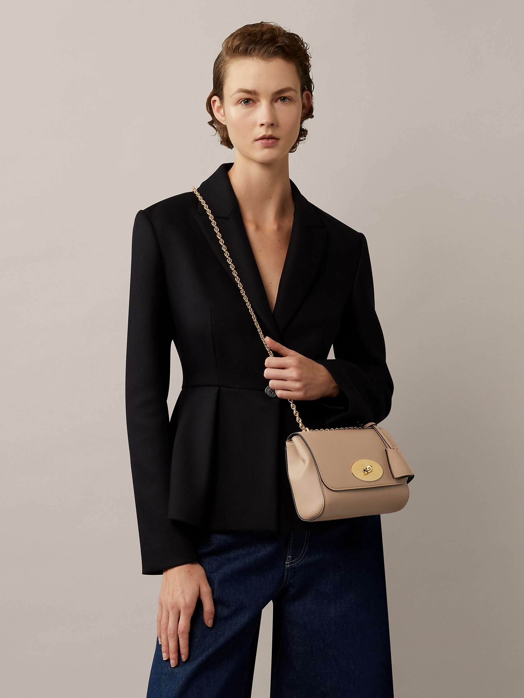 Buy Mulberry Lily Silky Calf Leather Shoulder Bag, Maple Online at johnlewis.com
