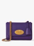 Mulberry Lily Glossy Goat Leather Shoulder Bag, Amethyst